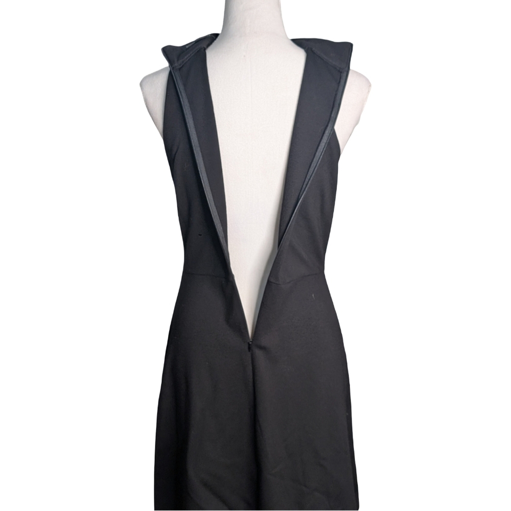 Boston Proper Black Asymmetric One Shoulder Dress 4 - Picture 8 of 10